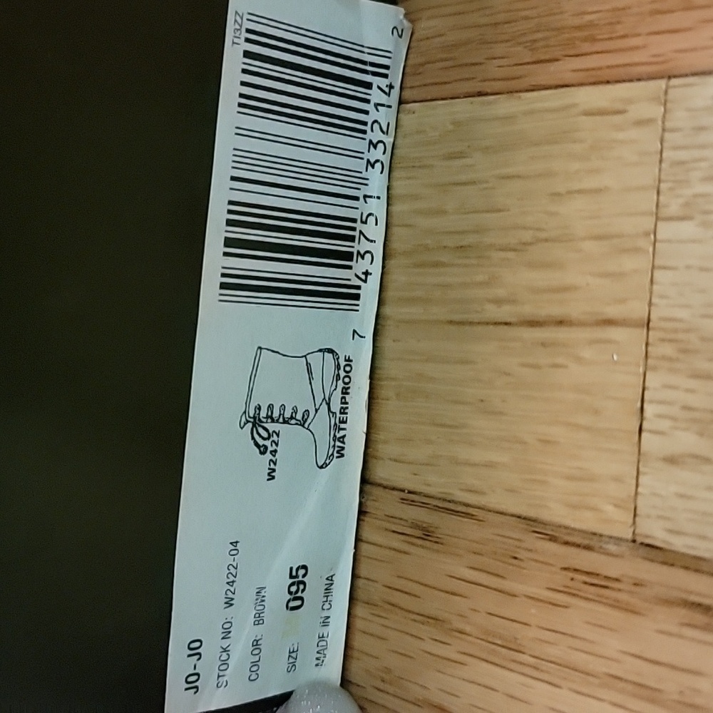 BRAND NEW SPORTO JOJO LACE UP WATERPROOF WINTER BOOTS, TAN SUEDE FAUX FUR SZ 9.5 - Picture 5 of 5